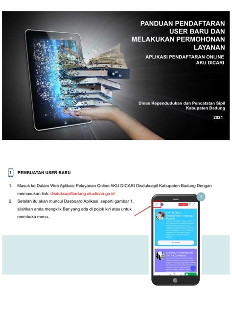 Pendaftaran user baru .